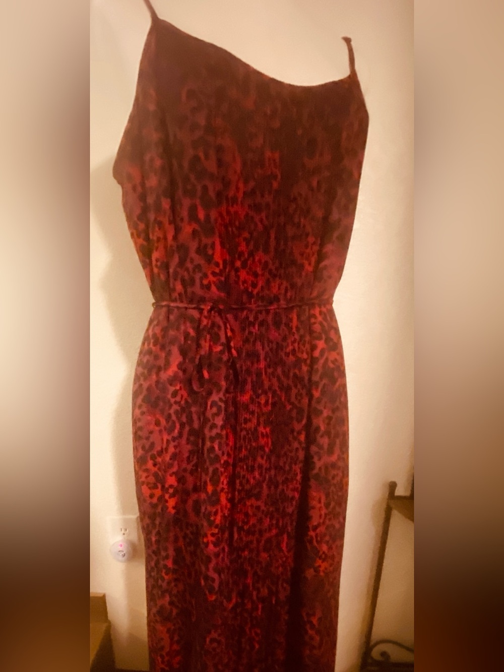 Maurices Red and Black Leopard-Print with a hint of purple - Picture 5 of 16